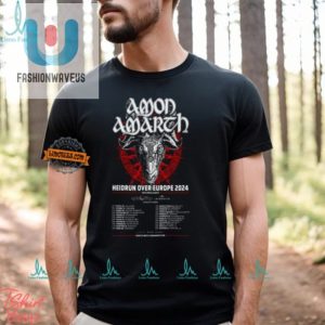 Rock Viking Style Amon Amarth 2024 Europe Tour Tee fashionwaveus 1 3