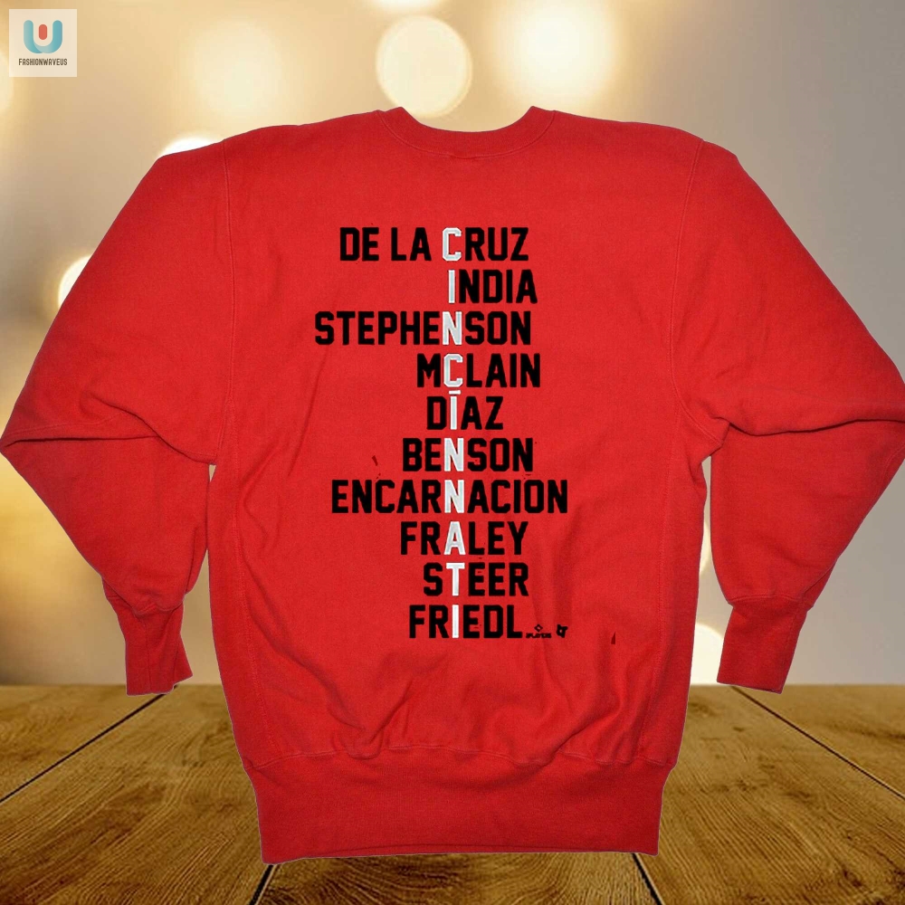 De La Cruz 2024 Shirt Cincinnati Style  Get Yours Now
