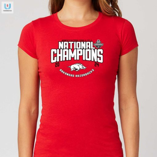 Razorbacks 2024 Champs Tee Unbeatable Style Speed fashionwaveus 1