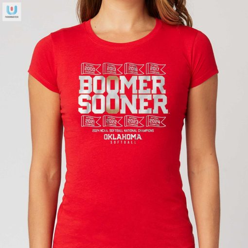 Boomer Sooner Champs Tee 8X Victory Vibes Only fashionwaveus 1