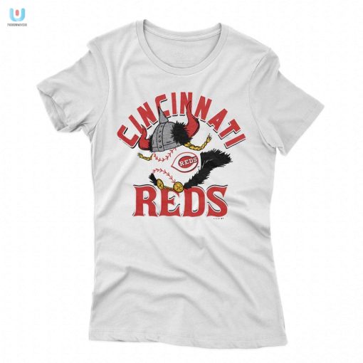 Conquer Baseball Hilarious Cincinnati Reds Viking Tee fashionwaveus 1 1
