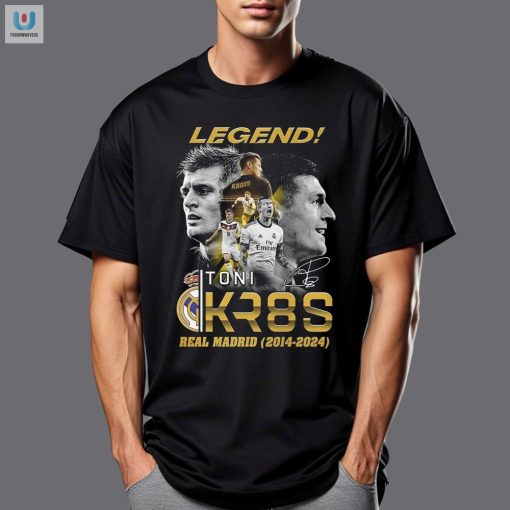 Score Big Laughs Legend Toni Kr8s Tee Real Madrid Fandom fashionwaveus 1