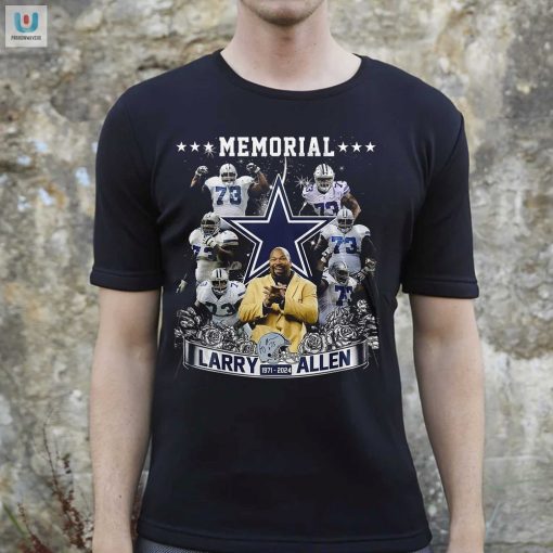 Remember Larry Allen With A Smile 19712024 Funny Tee fashionwaveus 1