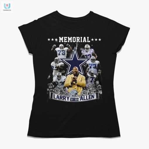 Remember Larry Allen With A Smile 19712024 Funny Tee fashionwaveus 1 1