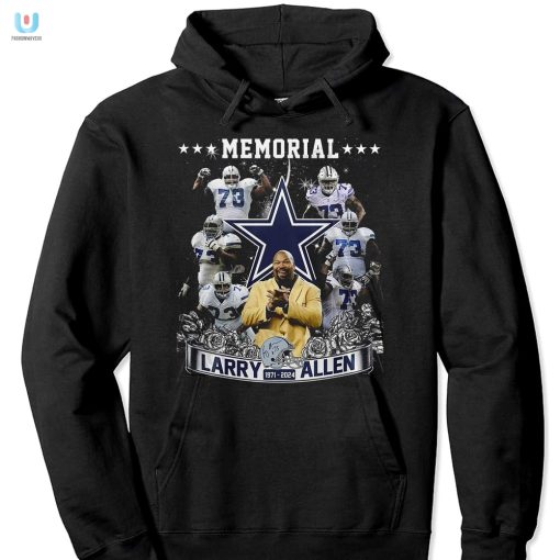 Remember Larry Allen With A Smile 19712024 Funny Tee fashionwaveus 1 2