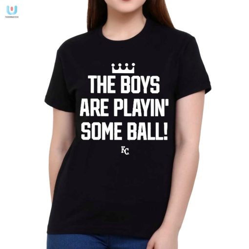 Score Big Hilarious Boys Playin Ball Royals Shirt fashionwaveus 1 1