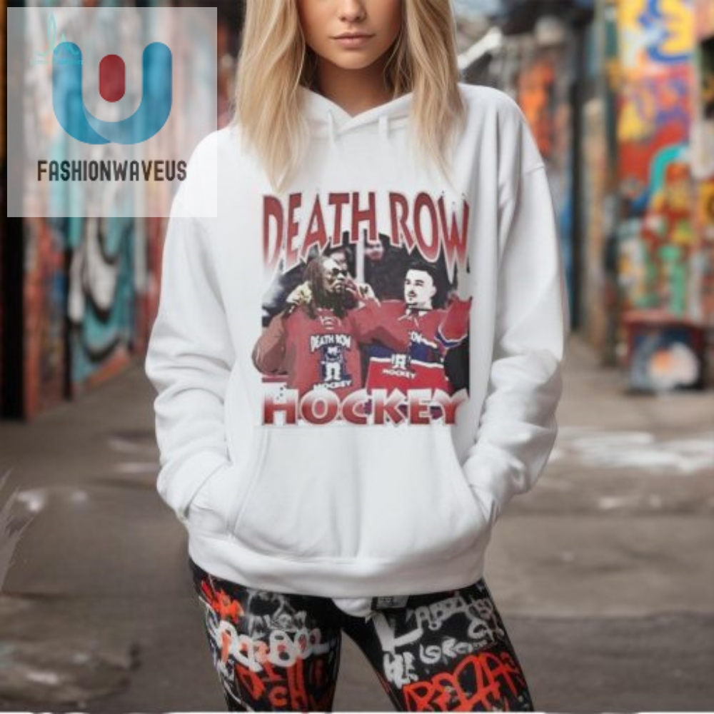 Skate Or Die Unique Death Row Hockey Tshirt
