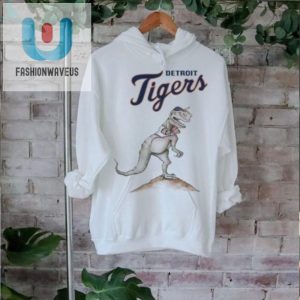 2024 Detroit Tigers Dino Baseball Tee Play Ball With Roar fashionwaveus 1 2