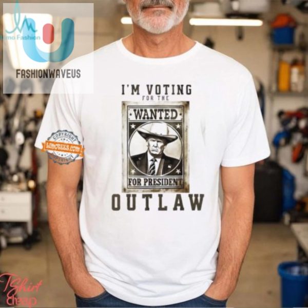 Funny Outlaw Trump 2024 Shirt Vote With Style fashionwaveus 1
