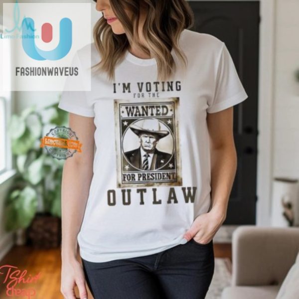 Funny Outlaw Trump 2024 Shirt Vote With Style fashionwaveus 1 1