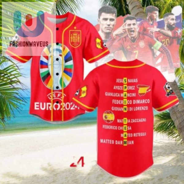 Score Big Spains Euro 2024 Baseball Jersey Ole Run fashionwaveus 1 1