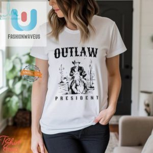 Funny Outlaw Trump 2024 Cowboy Shirt Convicted Felon Fun fashionwaveus 1 1