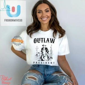 Funny Outlaw Trump 2024 Cowboy Shirt Convicted Felon Fun fashionwaveus 1 2