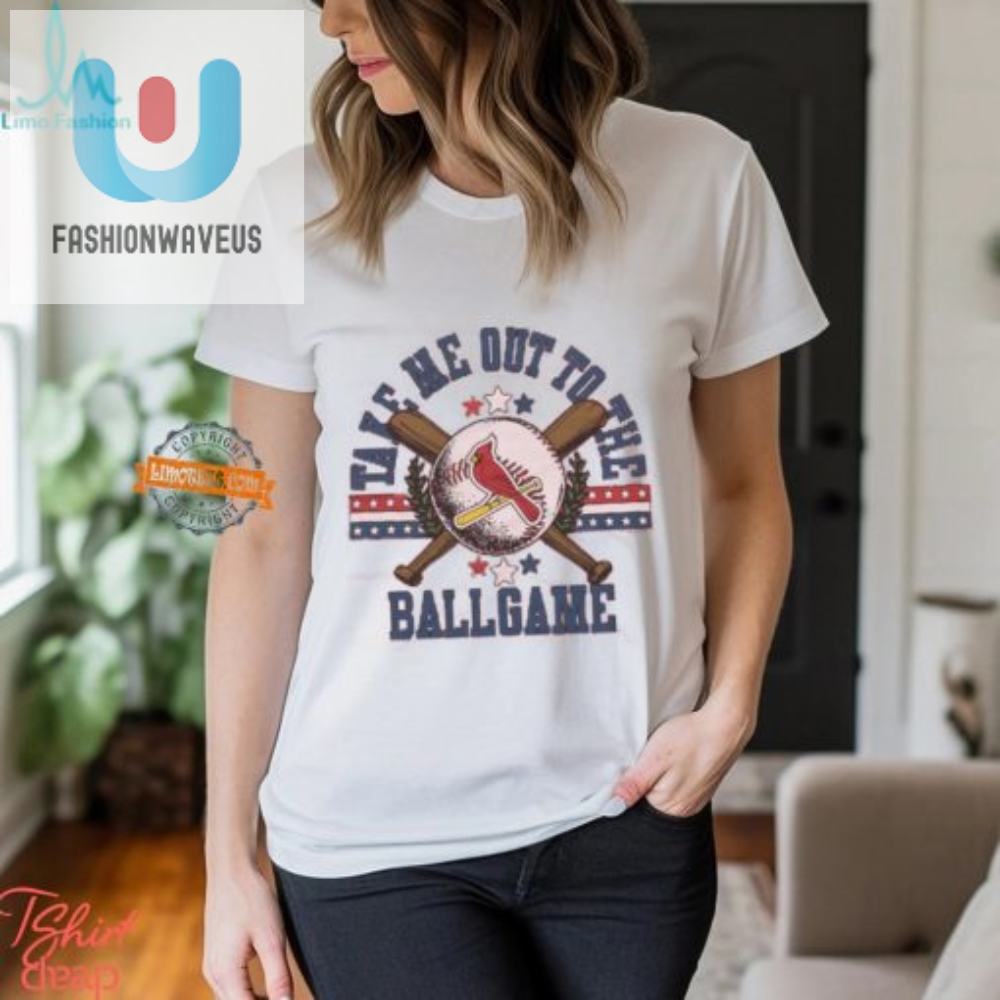 Funny St. Louis Cardinals Take Me Out Baseball Tee