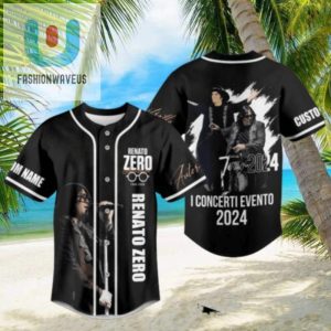 Rock Zeros Hits Funny Custom Tour 2024 Baseball Jersey fashionwaveus 1 1