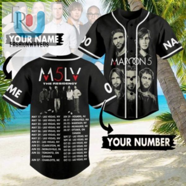 Rock Out In Style Maroon 5 M5lv Custom Jersey Hit fashionwaveus 1