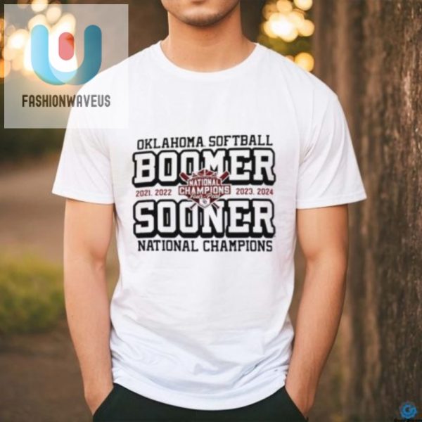 Boomer Sooner 4Time Champs Shirt Softball Style Smiles fashionwaveus 1