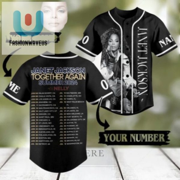 Rock Out In Janet Nelly 2024 Summer Tour Jersey fashionwaveus 1 1