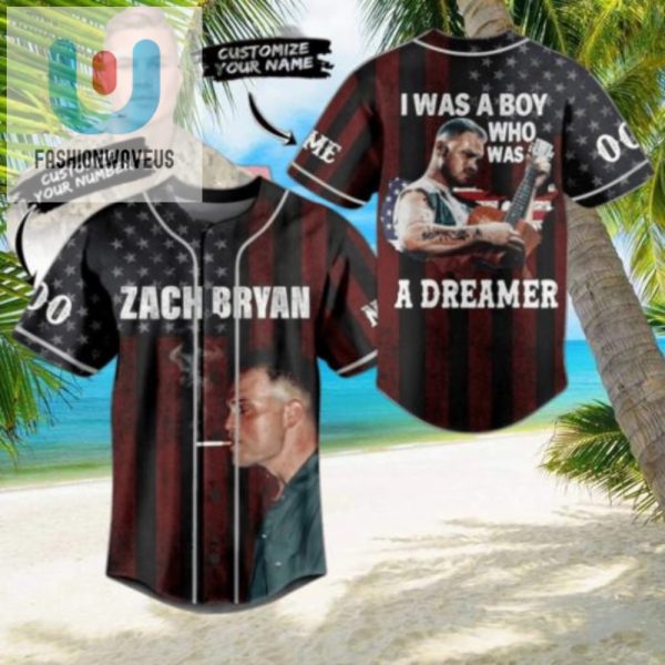 Dream Big In Zach Bryans Custom Boy Dreamer Jersey fashionwaveus 1