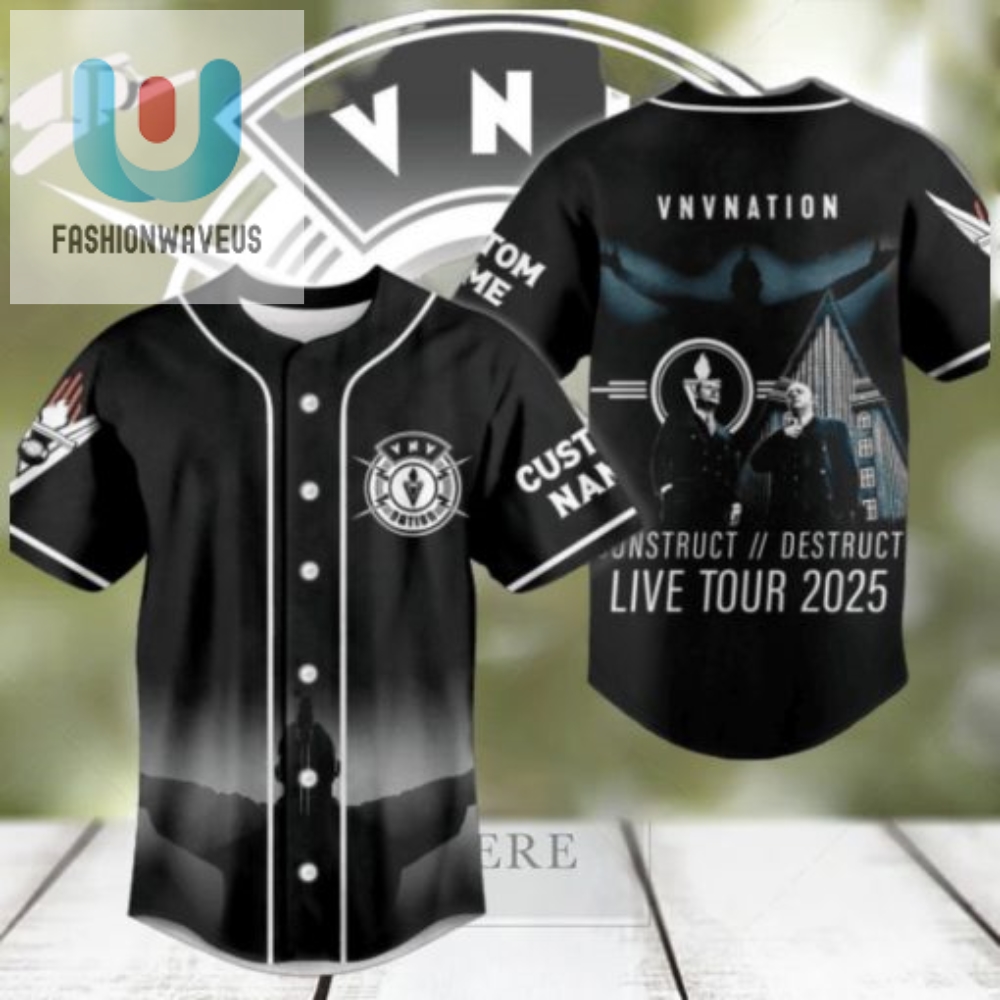 Rock The Bases Vnv Nation Tour 2025 Custom Jersey