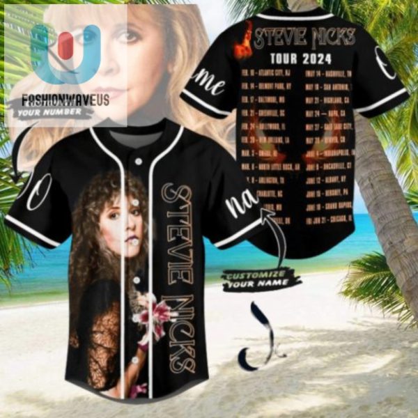 Rock Your Bases Unique Stevie Nicks 2024 Tour Jersey fashionwaveus 1