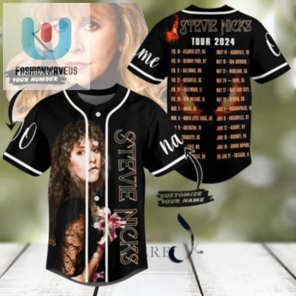 Rock Your Bases Unique Stevie Nicks 2024 Tour Jersey fashionwaveus 1 1