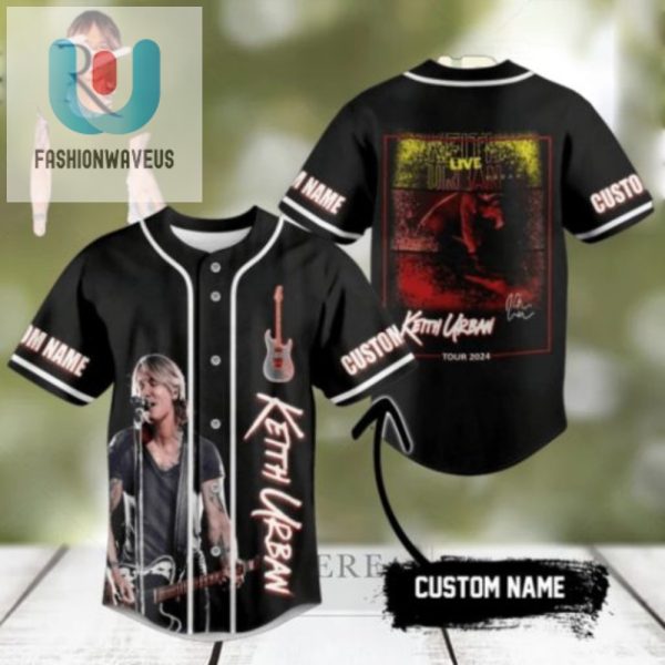 Rock Pitch 2024 Keith Urban Tour Baseball Jersey Fun fashionwaveus 1