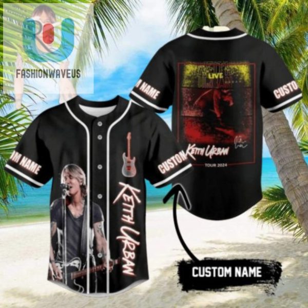 Rock Pitch 2024 Keith Urban Tour Baseball Jersey Fun fashionwaveus 1 1