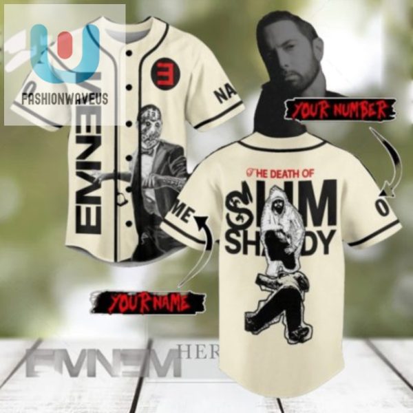 Rock Eminems Humor Unique Death Of Slim Shady Jersey fashionwaveus 1