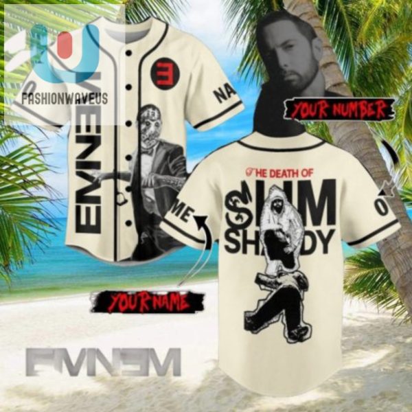 Rock Eminems Humor Unique Death Of Slim Shady Jersey fashionwaveus 1 1