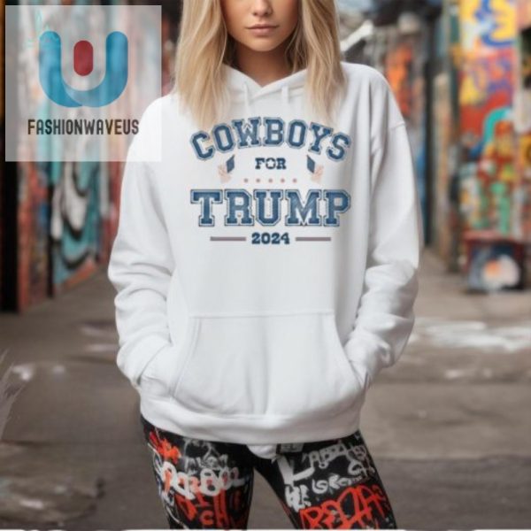 Funny Cowboys For Trump 2024 Tee Stand Out Support fashionwaveus 1 1