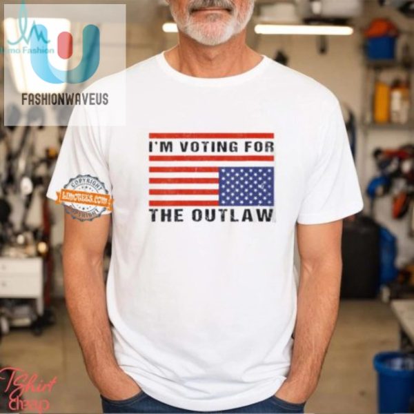 Vote Outlaw Trump 2024 Funny Maga Flag Shirt fashionwaveus 1