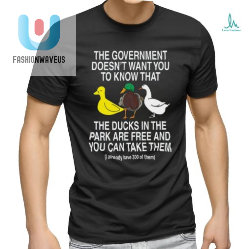 Grab Our Funny Free Park Ducks Shirt  Quirky  Unique Tee