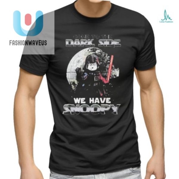 Join The Dark Side With Snoopy 2024 Funny Star Wars Tee fashionwaveus 1 2