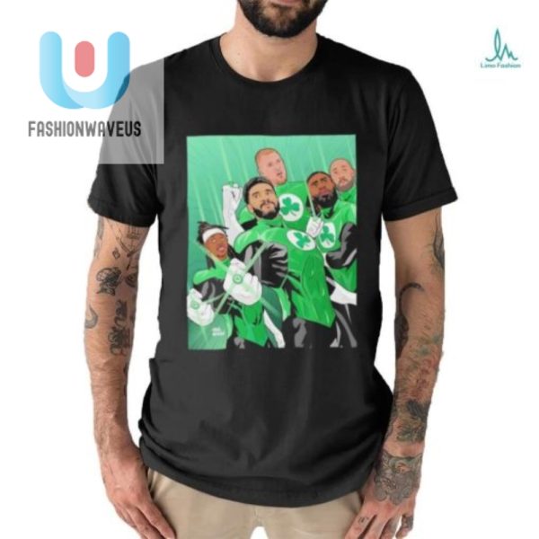 Score Big Laughs Super Heroes Celtics 2024 Bleed Green Tee fashionwaveus 1