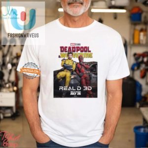 Unique Deadpool Wolverine 3D Poster Tee July 26 Release fashionwaveus 1 3