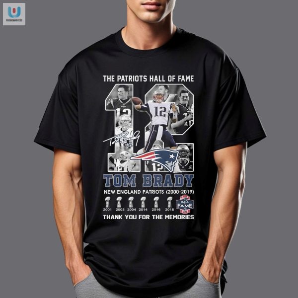 Tom Brady Fun Shirt Thanks For The Memories Pats Fans fashionwaveus 1