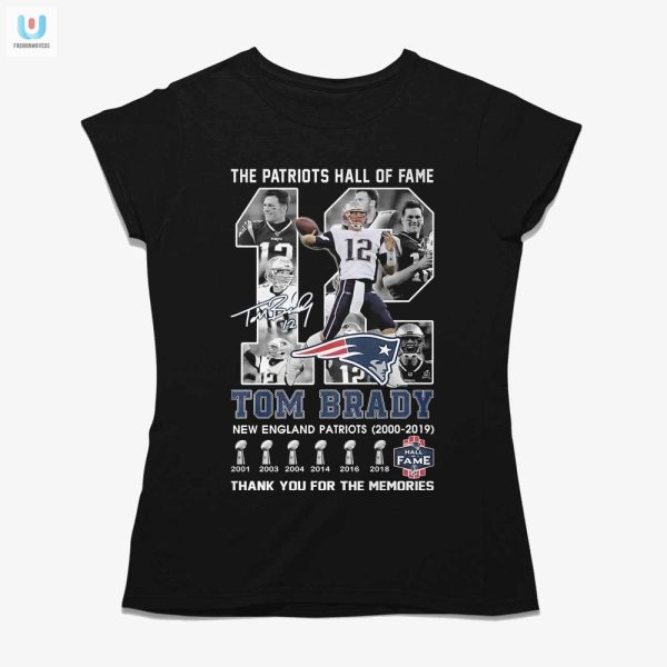 Tom Brady Fun Shirt Thanks For The Memories Pats Fans fashionwaveus 1 1