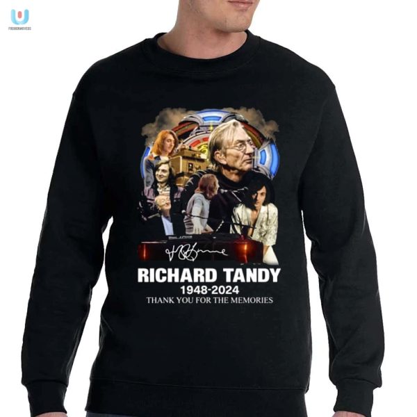 Funny Richard Tandy Tribute Tshirt Memories Laughs 19482024 fashionwaveus 1 3