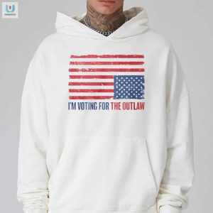 Vote For The Outlaw Hilarious American Flag Shirt fashionwaveus 1 2