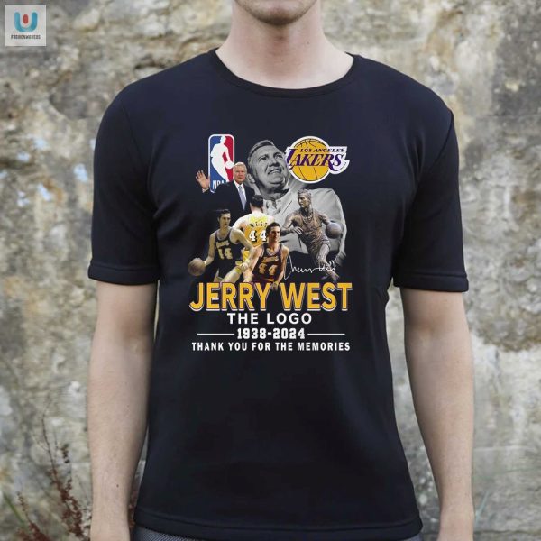 Farewell Logo Legend Jerry West Tshirt Laugh Remember fashionwaveus 1