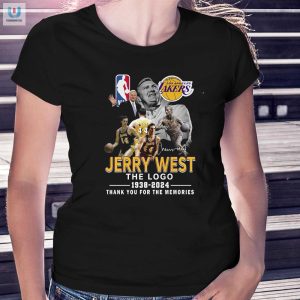 Farewell Logo Legend Jerry West Tshirt Laugh Remember fashionwaveus 1 1