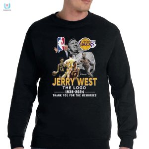 Farewell Logo Legend Jerry West Tshirt Laugh Remember fashionwaveus 1 3