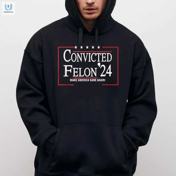 Funny Convicted Felon 24 Shirt Make America Sane Again fashionwaveus 1 2