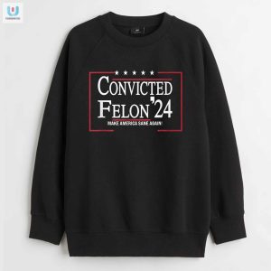 Funny Convicted Felon 24 Shirt Make America Sane Again fashionwaveus 1 3