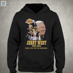 Jerry West Lakers Tee Legendary Memories Legendary Laughs fashionwaveus 1 2