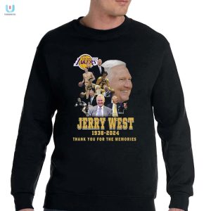 Jerry West Lakers Tee Legendary Memories Legendary Laughs fashionwaveus 1 3