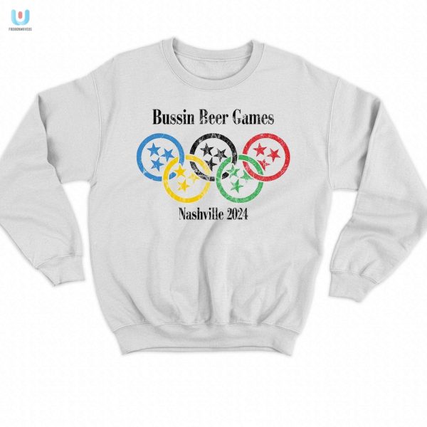 Bussin Beer Games 2024 Tee Laugh Drink Repeat fashionwaveus 1 3