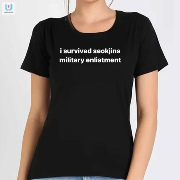 Funny I Survived Seokjins Enlistment Shirt Unique Tee fashionwaveus 1 1