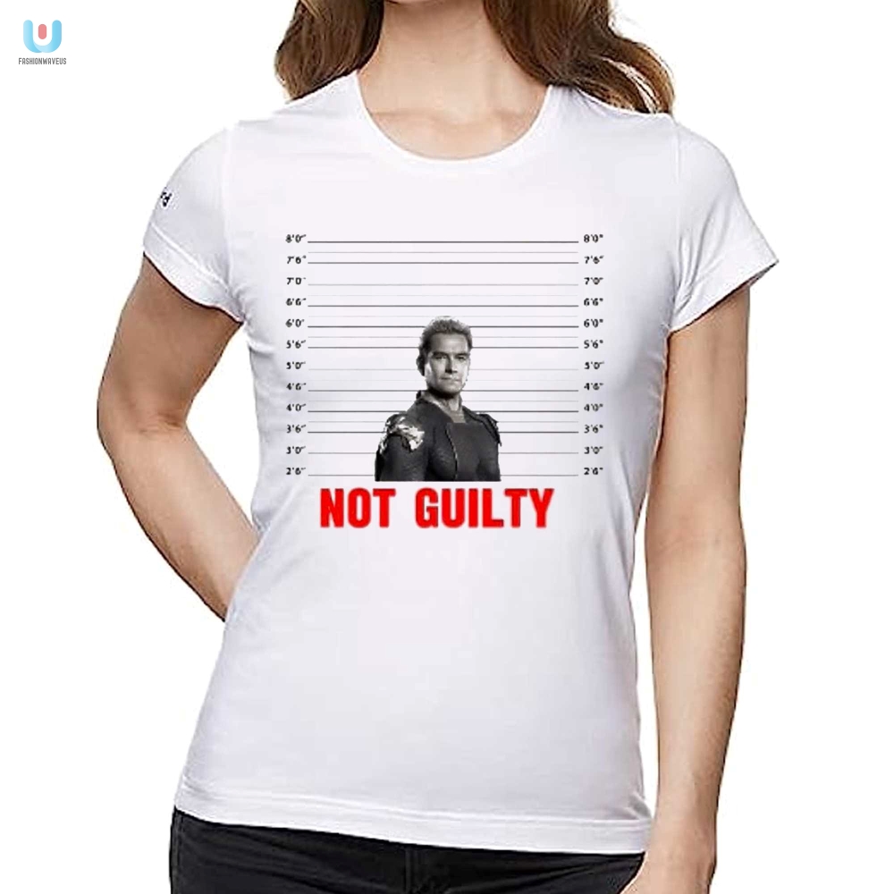 Get Your Not Guilty Homelander Antony Starr Tee  Hilarious